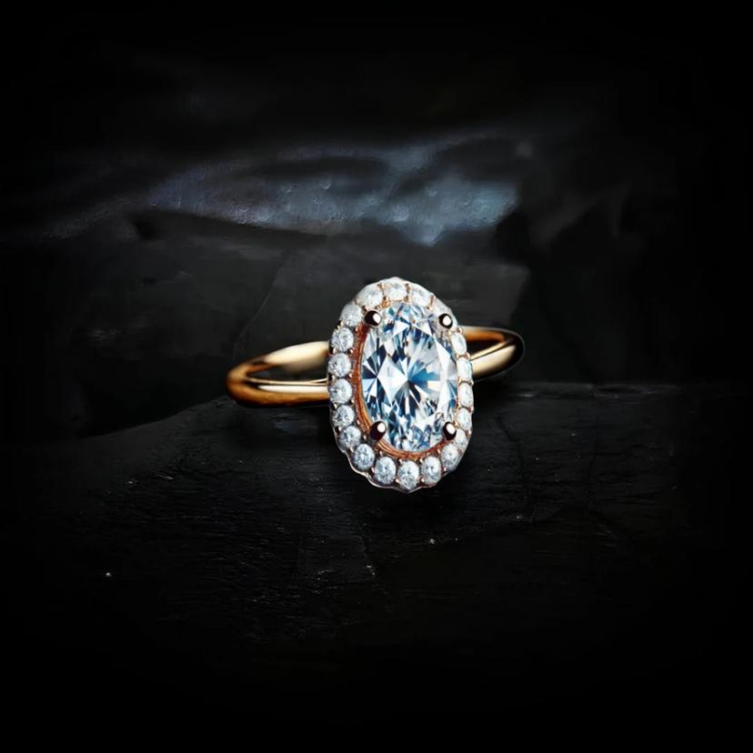 Oval Cut Engagement Ring